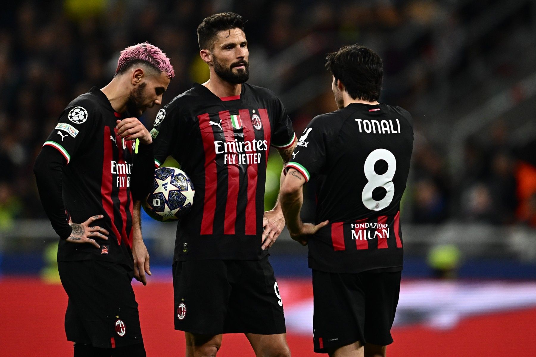 ac milan vs hellas verona fc lineups