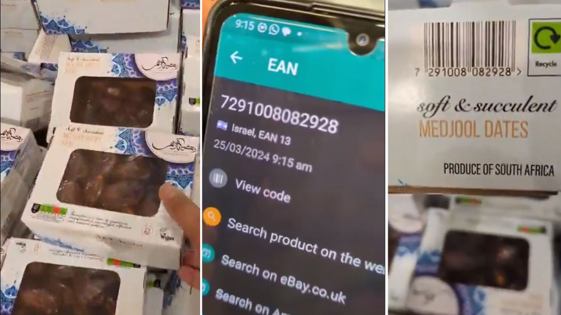 'Made by Israel or South Africa?' Aldi stores in the UK deceive date