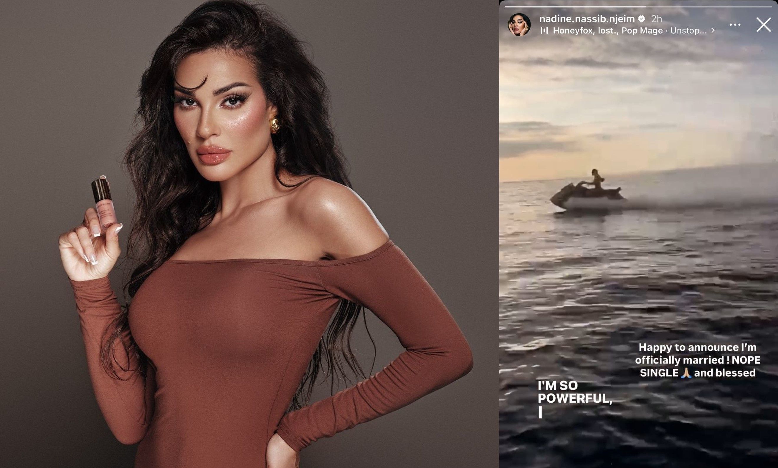 Nadine Nassib Njeim announces split from fiancé Nareg Narbekian after