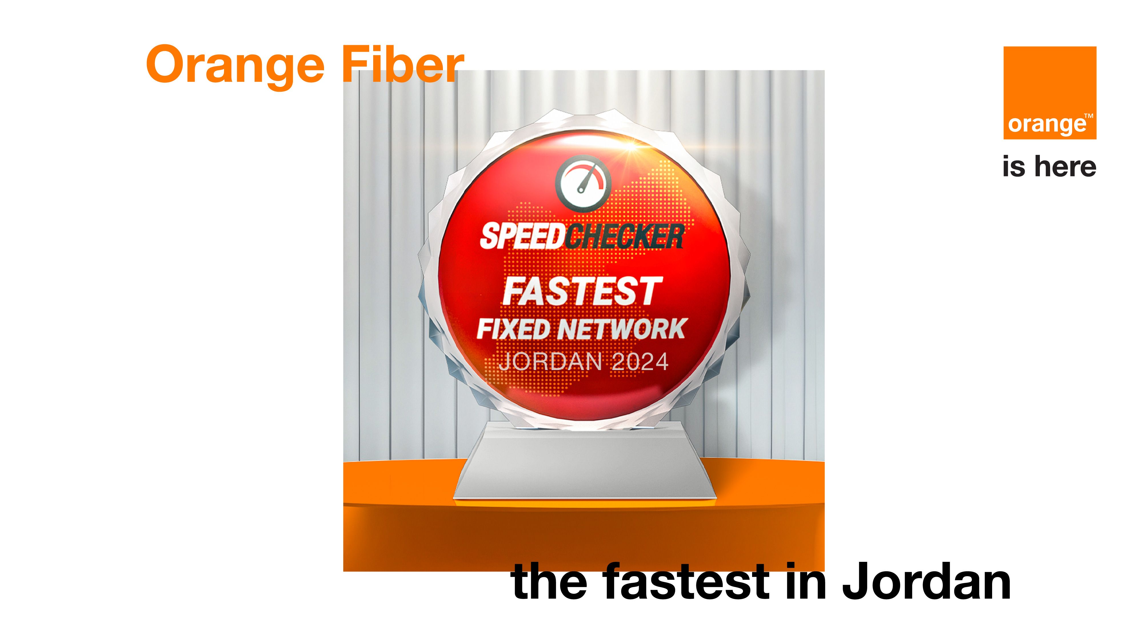 Orange Jordan Certified as “The Fastest Fiber Internet Provider in ...