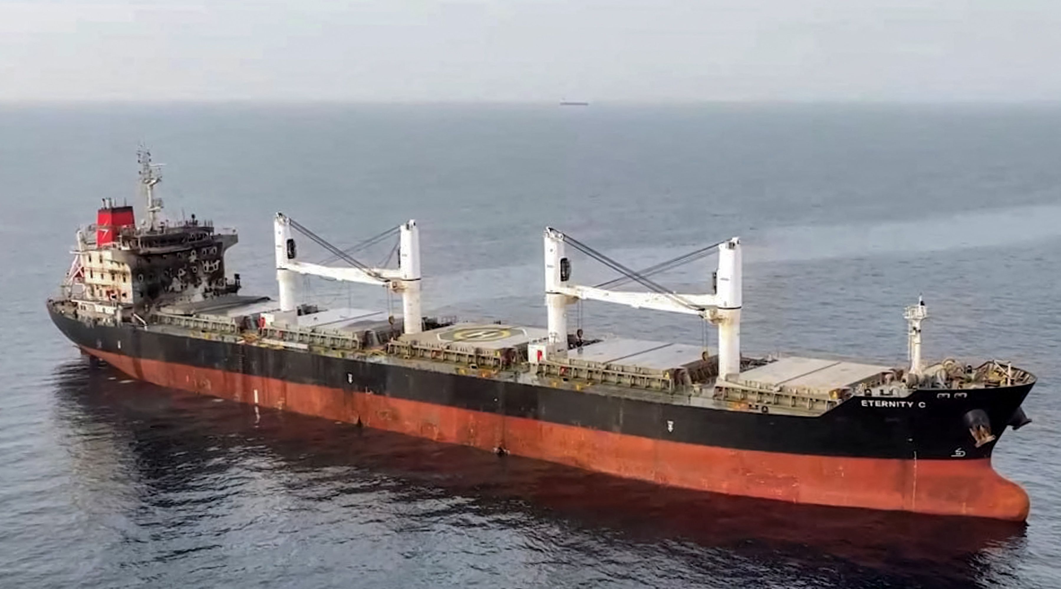 Ship struck by projectile off Yemen’s coast
