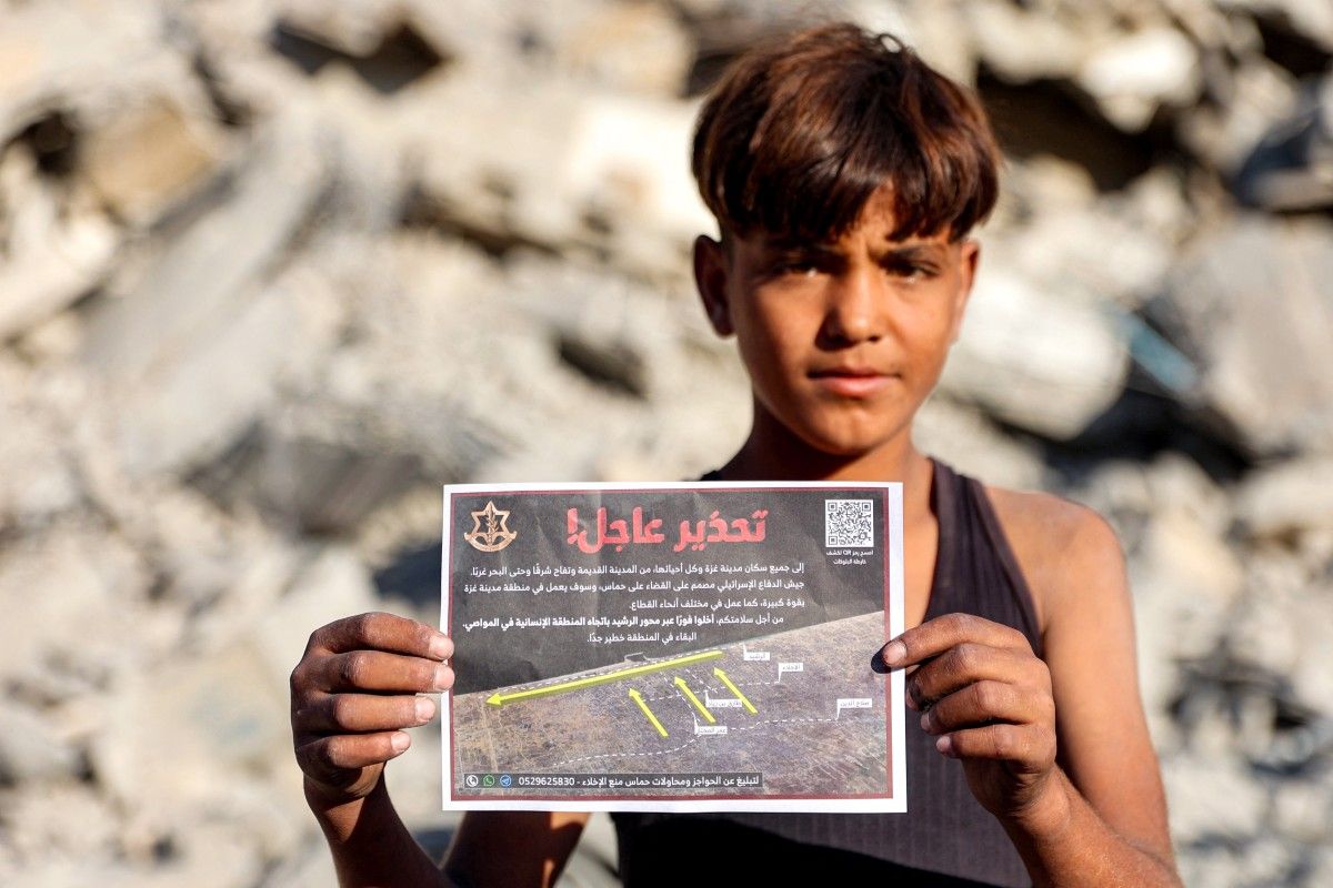 Israel orders all Palestinians to evacuate Gaza City