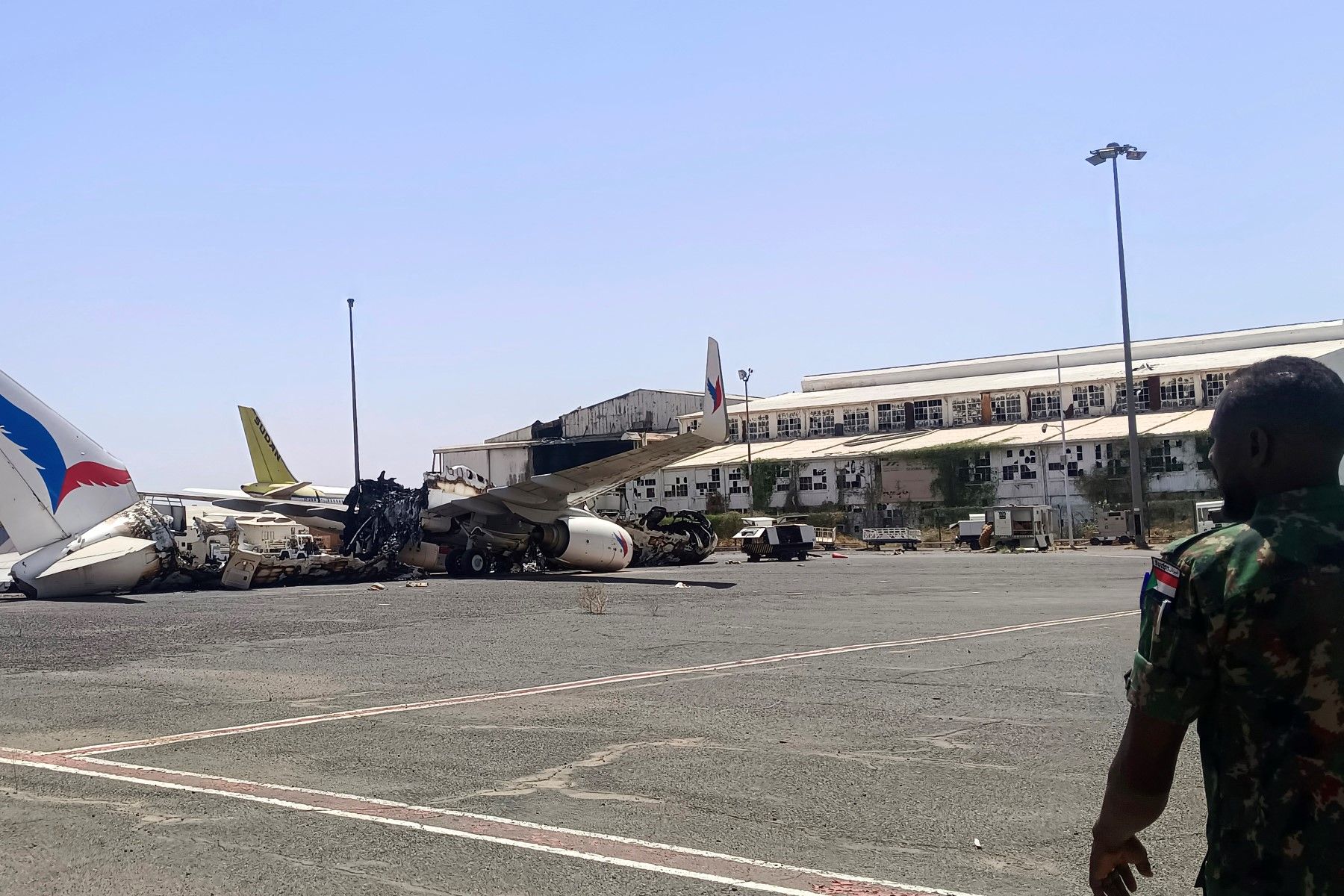 Drone attack strikes near Khartoum airport