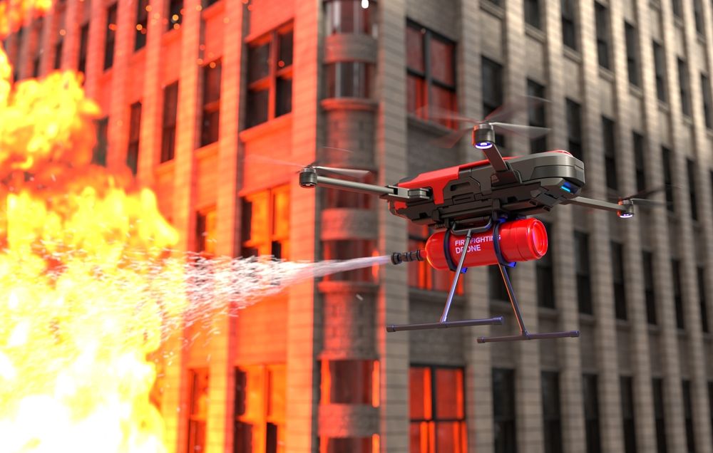 Young Jordanian develops first local firefighting drone
