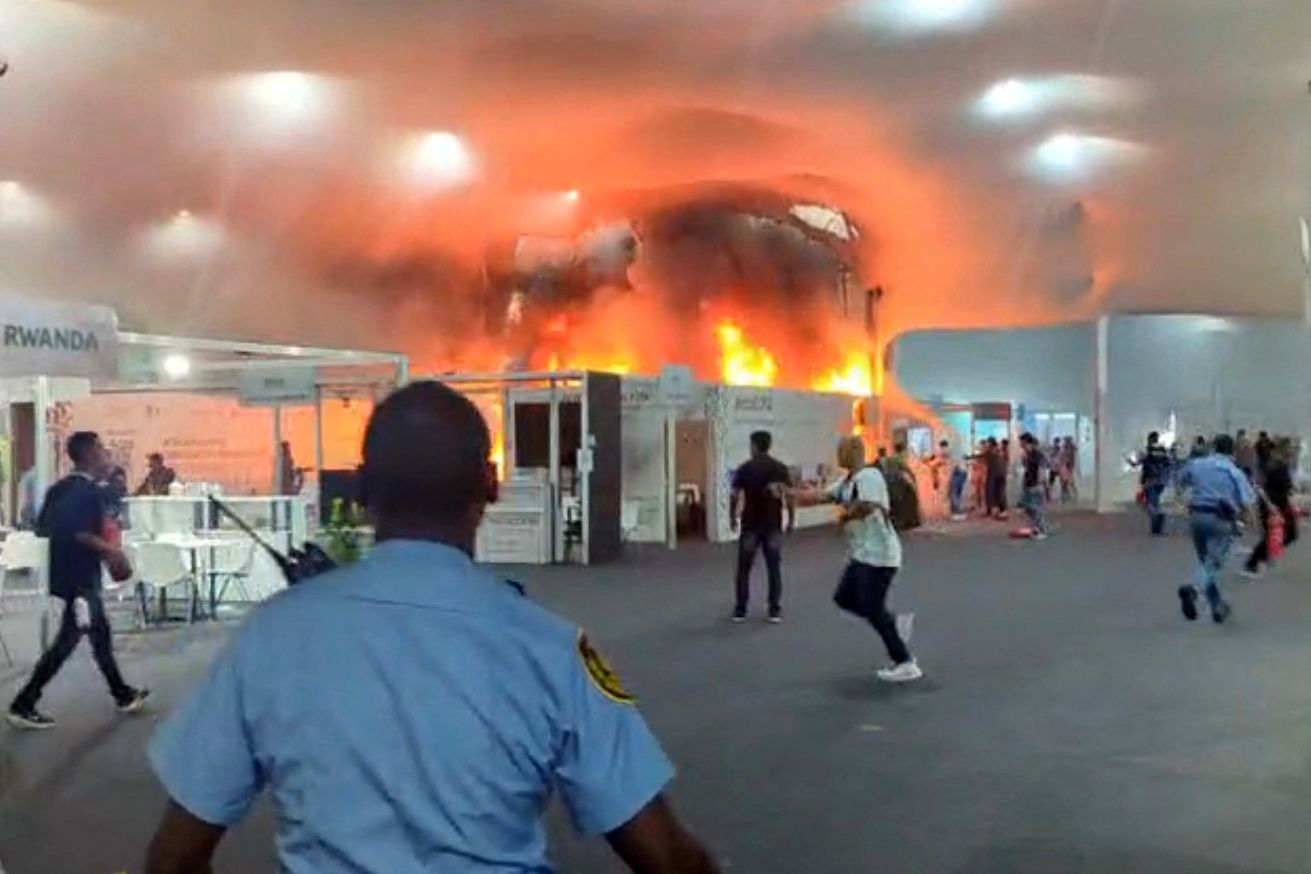 Fire halts COP30 proceedings in Brazil, forcing mass evacuation