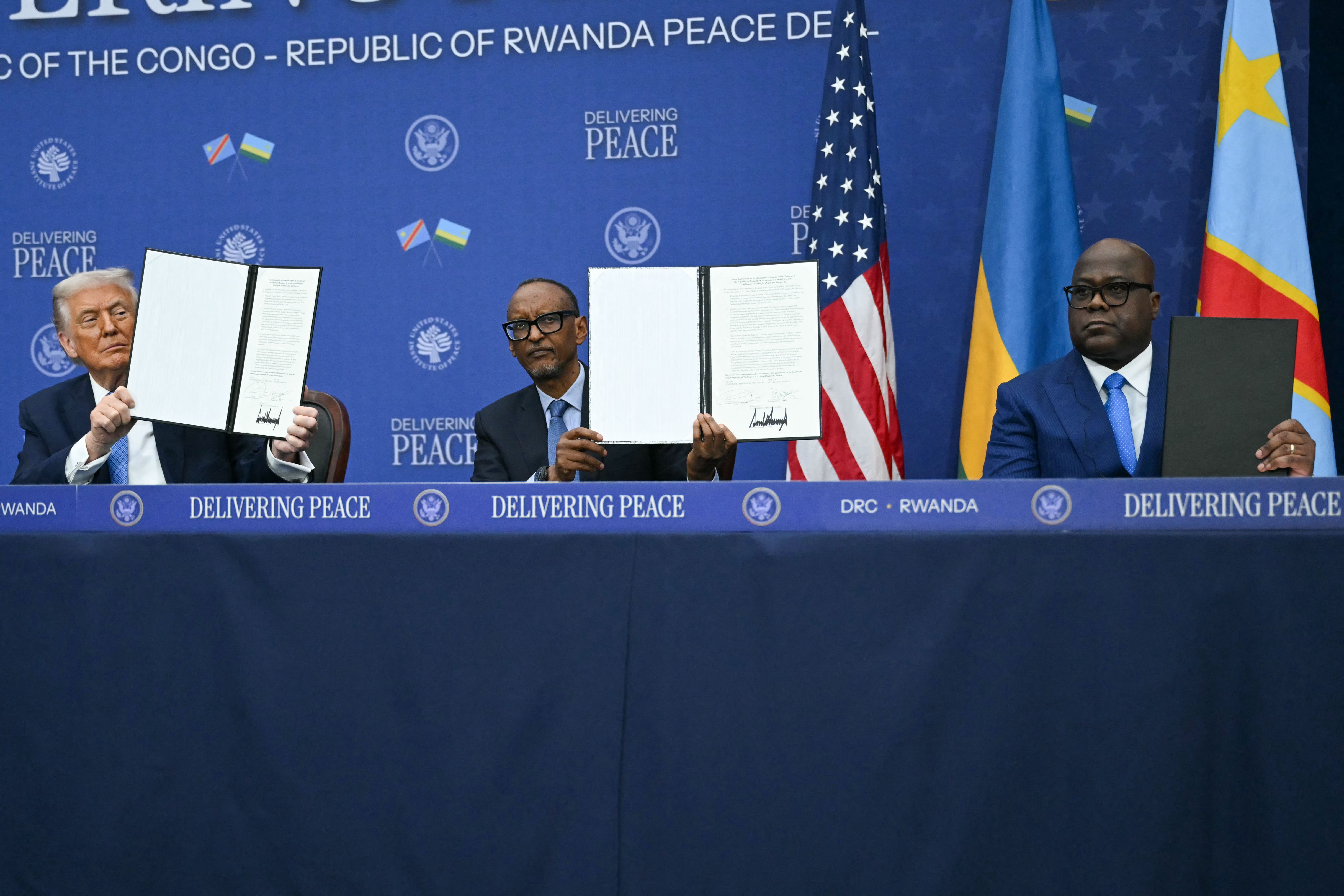 Trump hails “historic triumph” as Rwanda and Congo sign U.S.-brokered peace deal