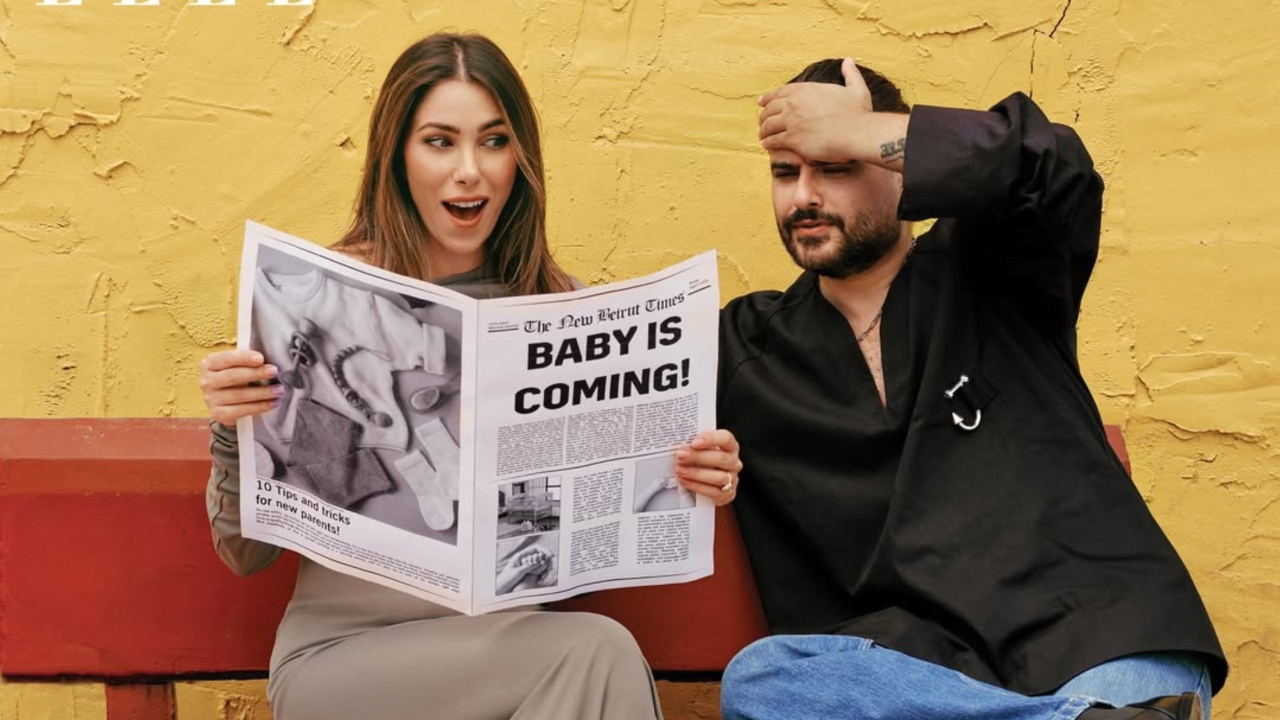 Nassif Zeytoun tells the story of how he met Daniella Rahme and the gender of their baby