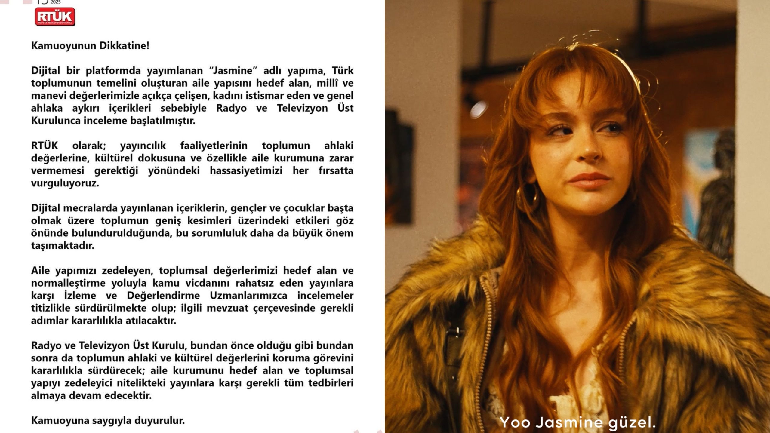 RTÜK bans HBO Max series Jasmine in Turkey after public backlash