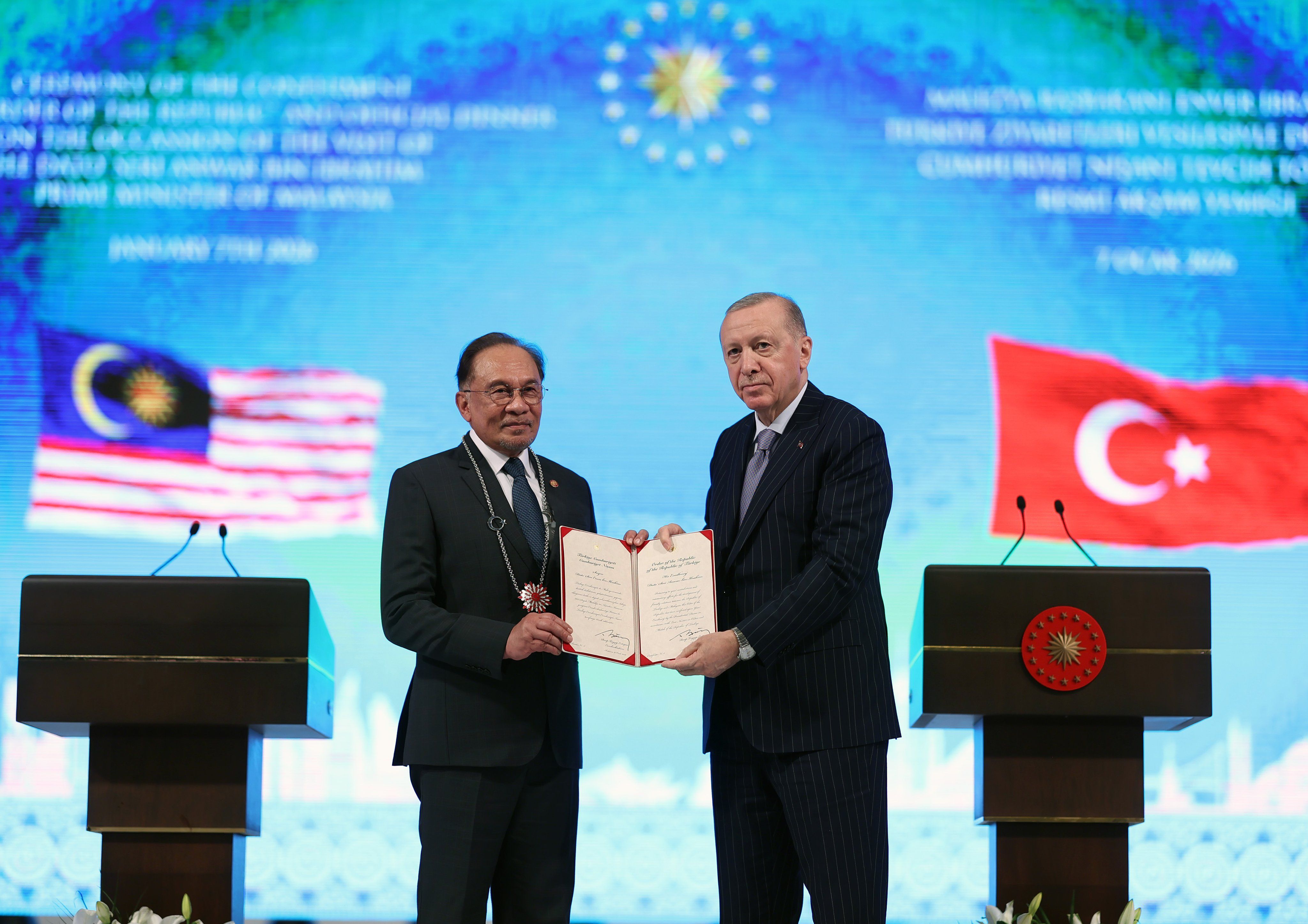 Erdogan, Anwar Ibrahim cement strategic ties at Turkey-Malaysia summit in Ankara