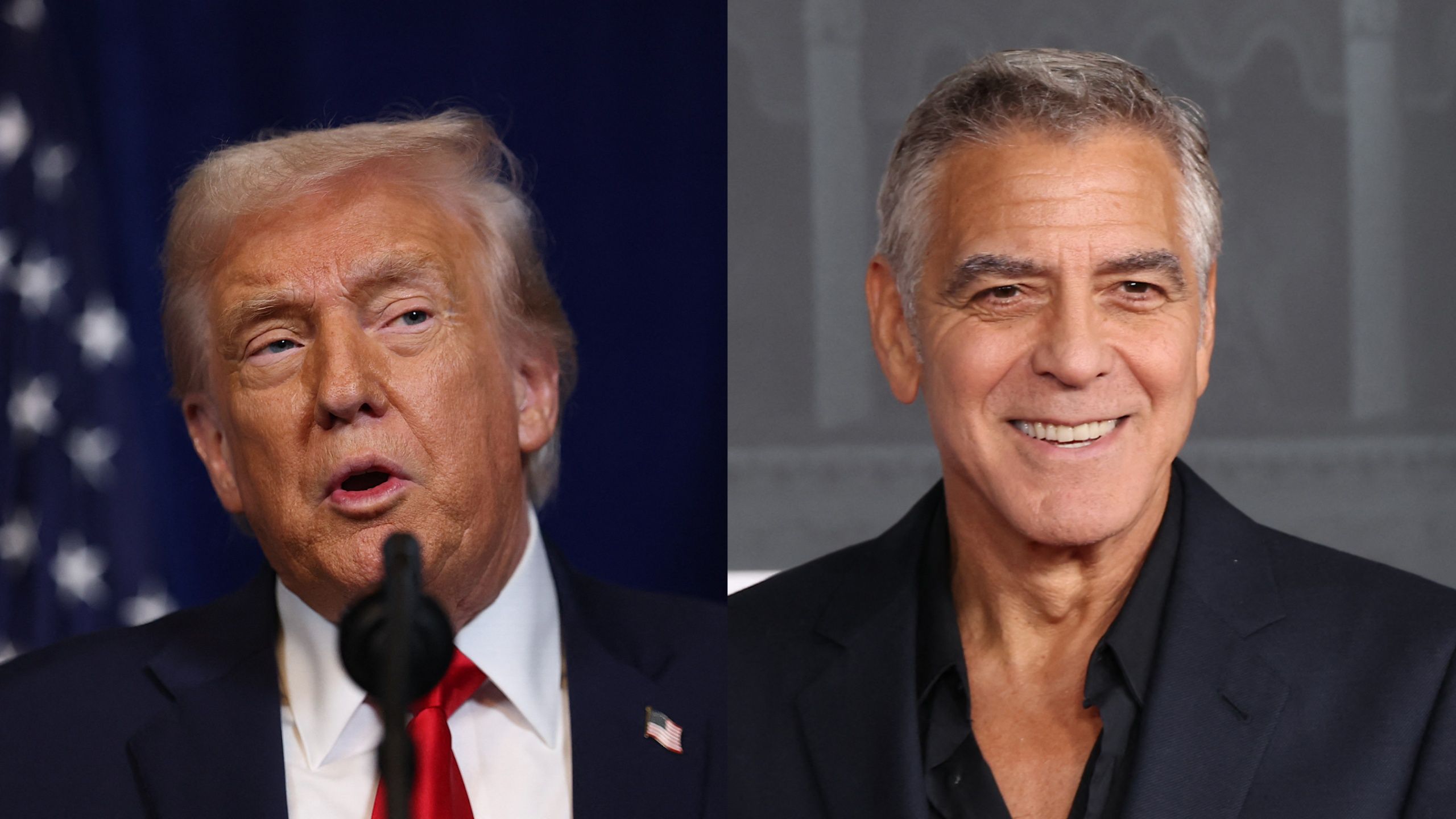Trump attacks George Clooney after actor receives French citizenship