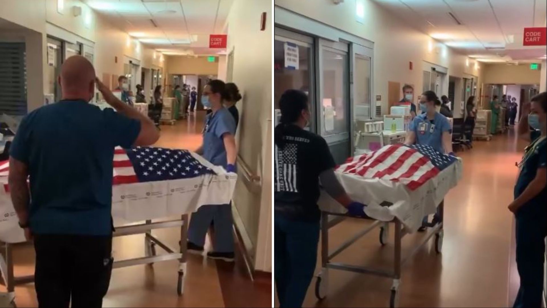 Video shows hospital staff pay tribute to ICU nurse Alex Pretti