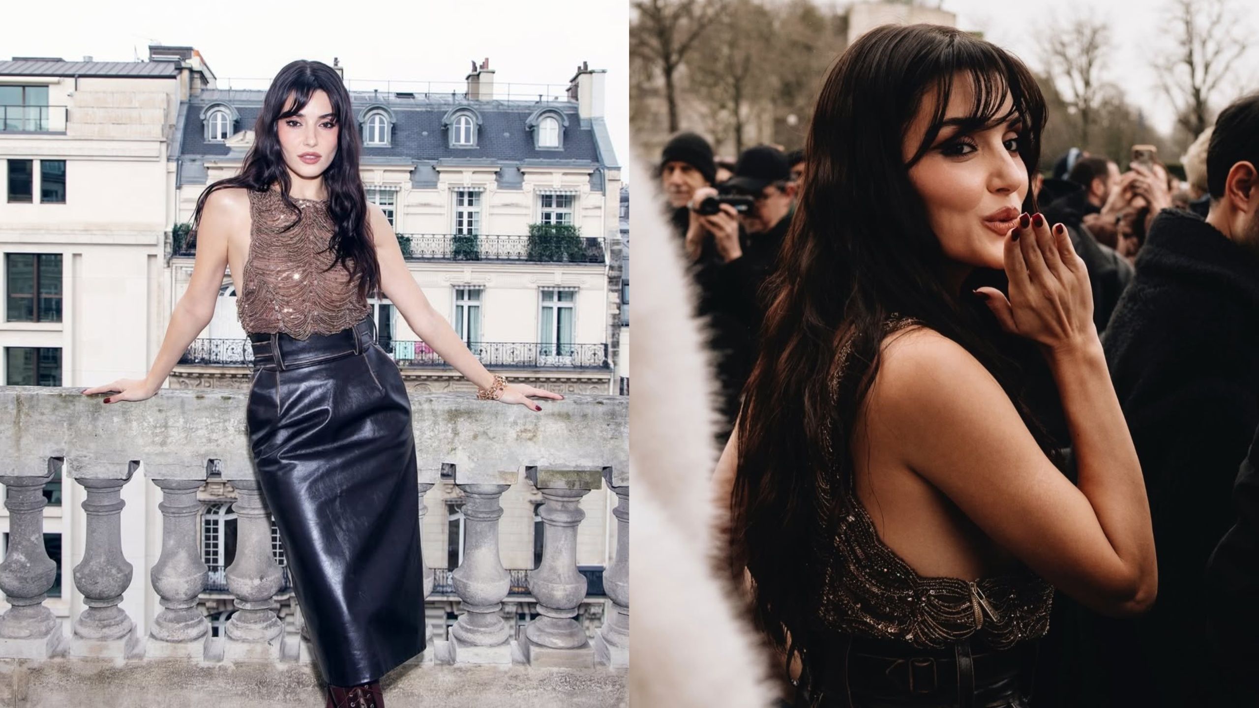 Hande Erçel draws attention at Paris fashion week with statement looks