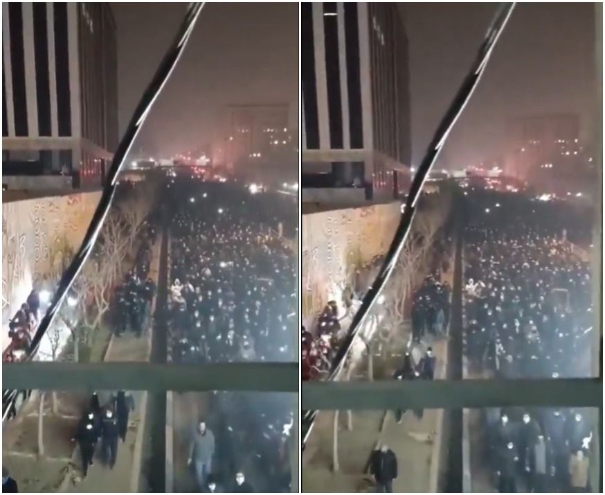 Massive protest erupts in Tehran calling for fall of Islamic regime: video