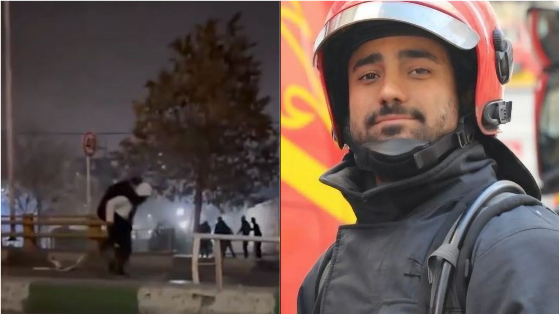 Iranian hero in viral video carrying injured protester was killed. Who is he?