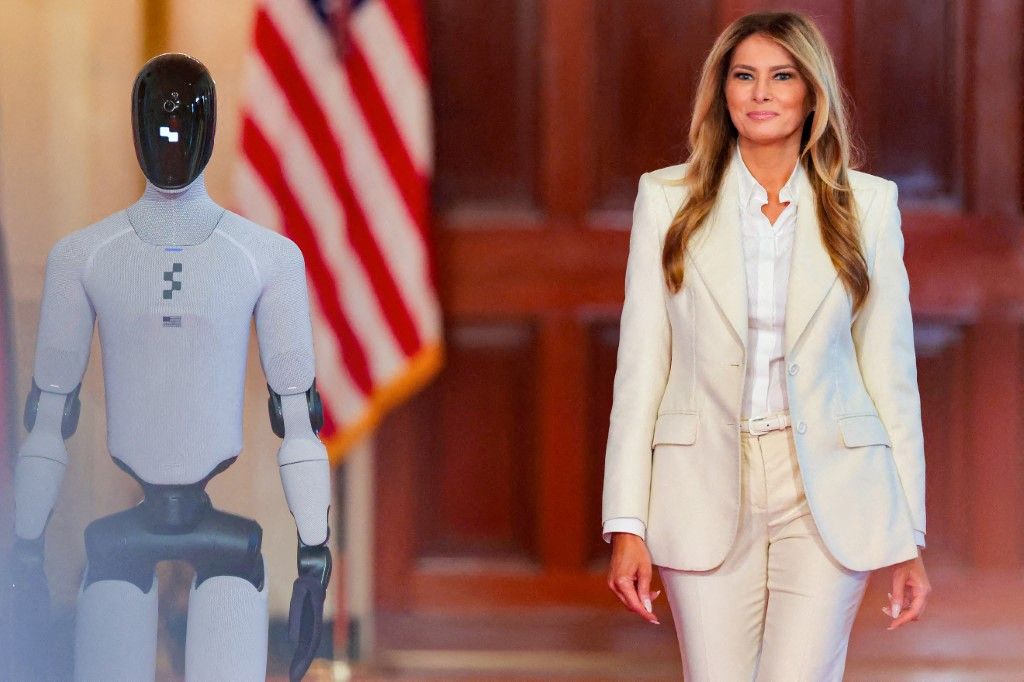 Melania Trump introduces first US-made humanoid robot 'Figure 03'