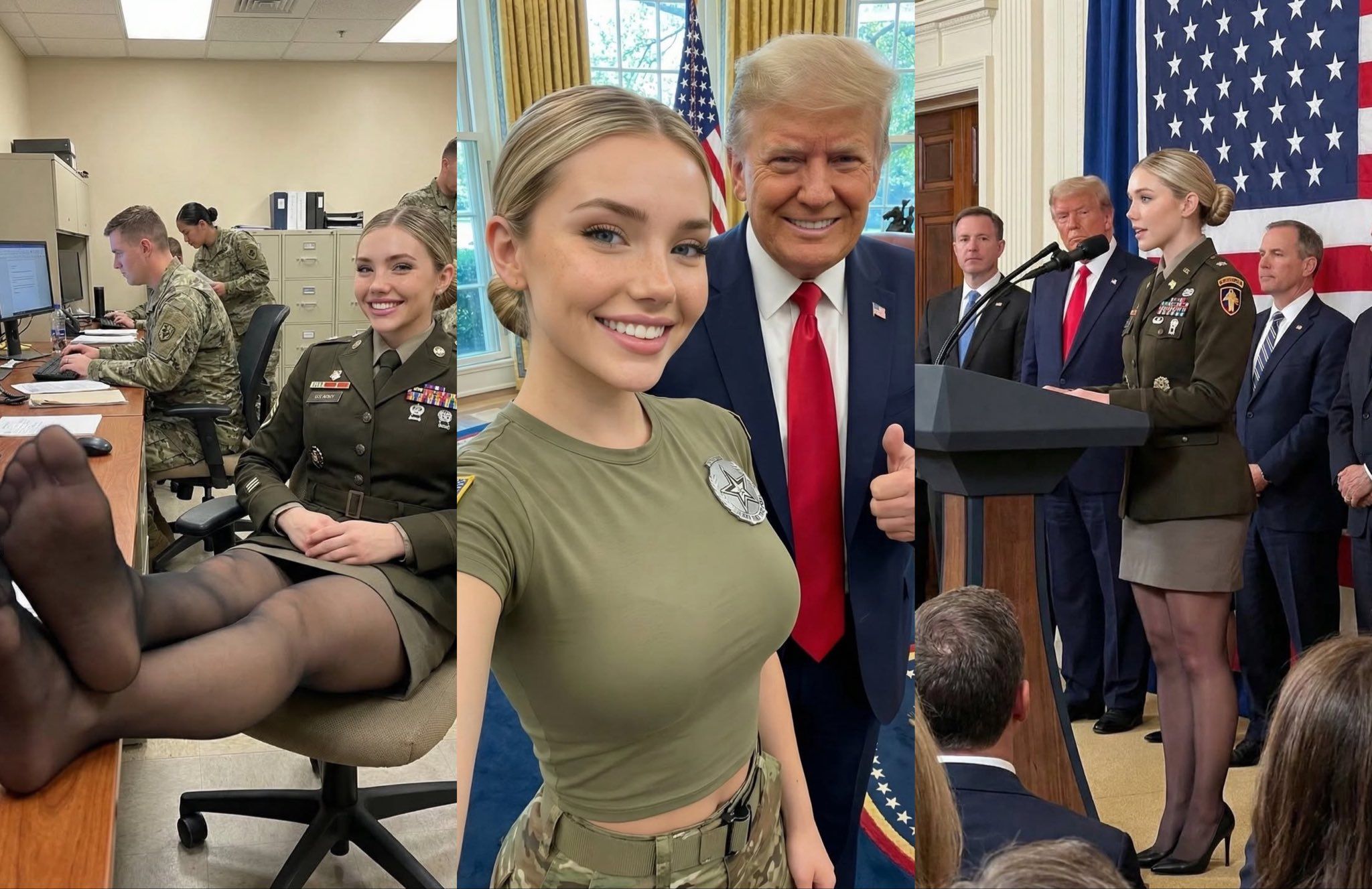 US “Soldier” Jessica Foster linked to Trump draws Millions before being unmasked