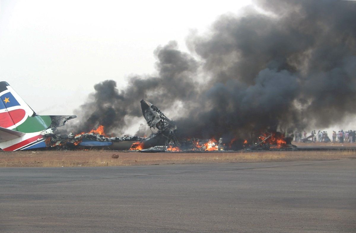 14 killed in a plane crash near South Sudan’s capital Juba