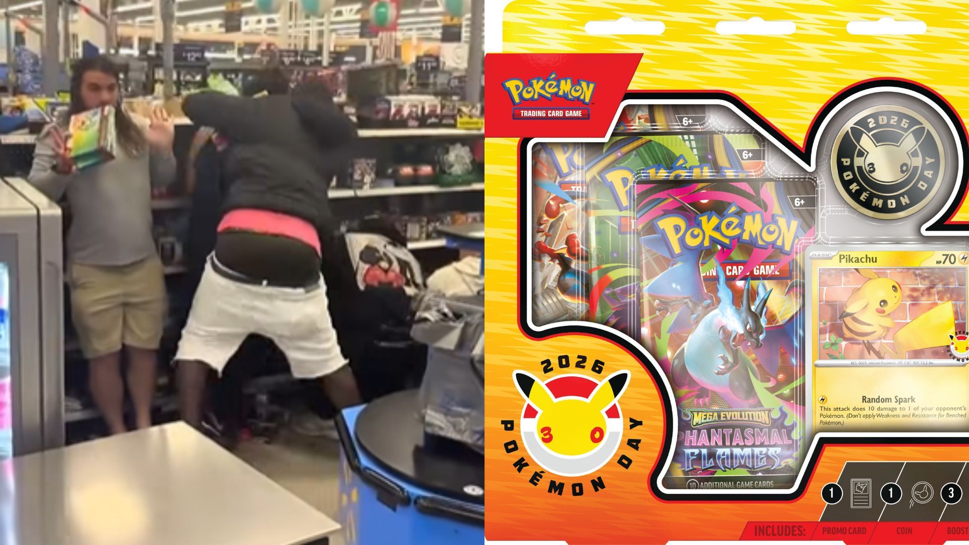 تجدد مخزون بطاقات بوكيمون يتحول إلى عنف في وول مارت بكينتاكي