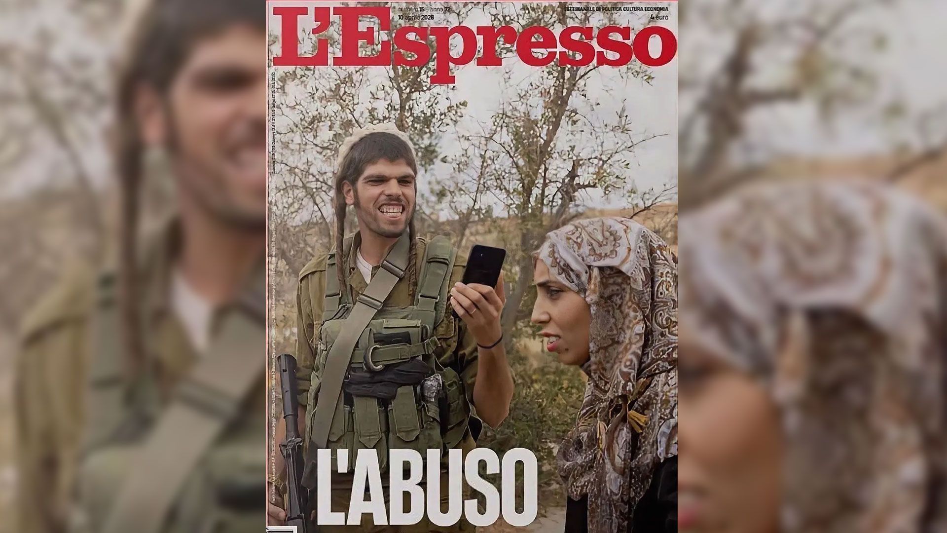 L’Espresso magazine cover ignites Israeli anger. What’s the story?