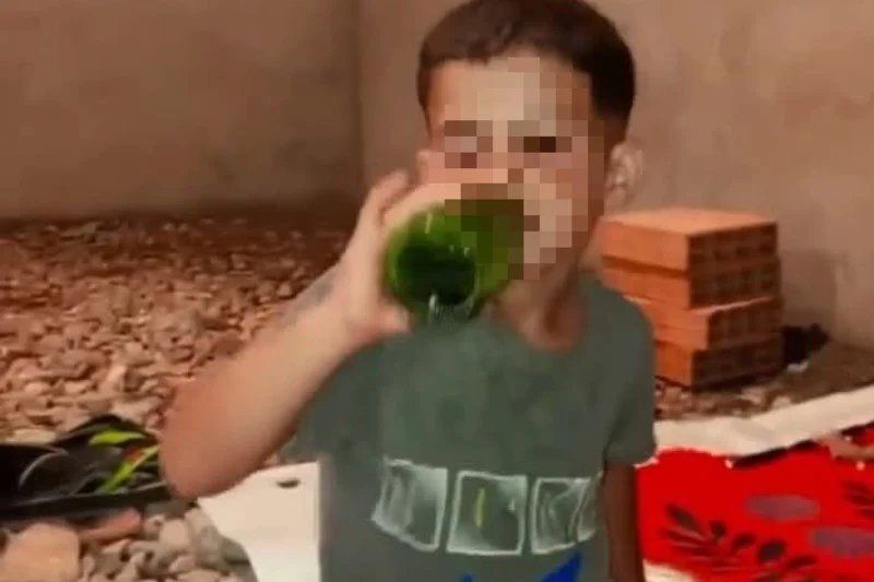 Viral video sparks national anger as child encouraged to consume alcohol Viral video sparks national anger as child encouraged to consume alcohol