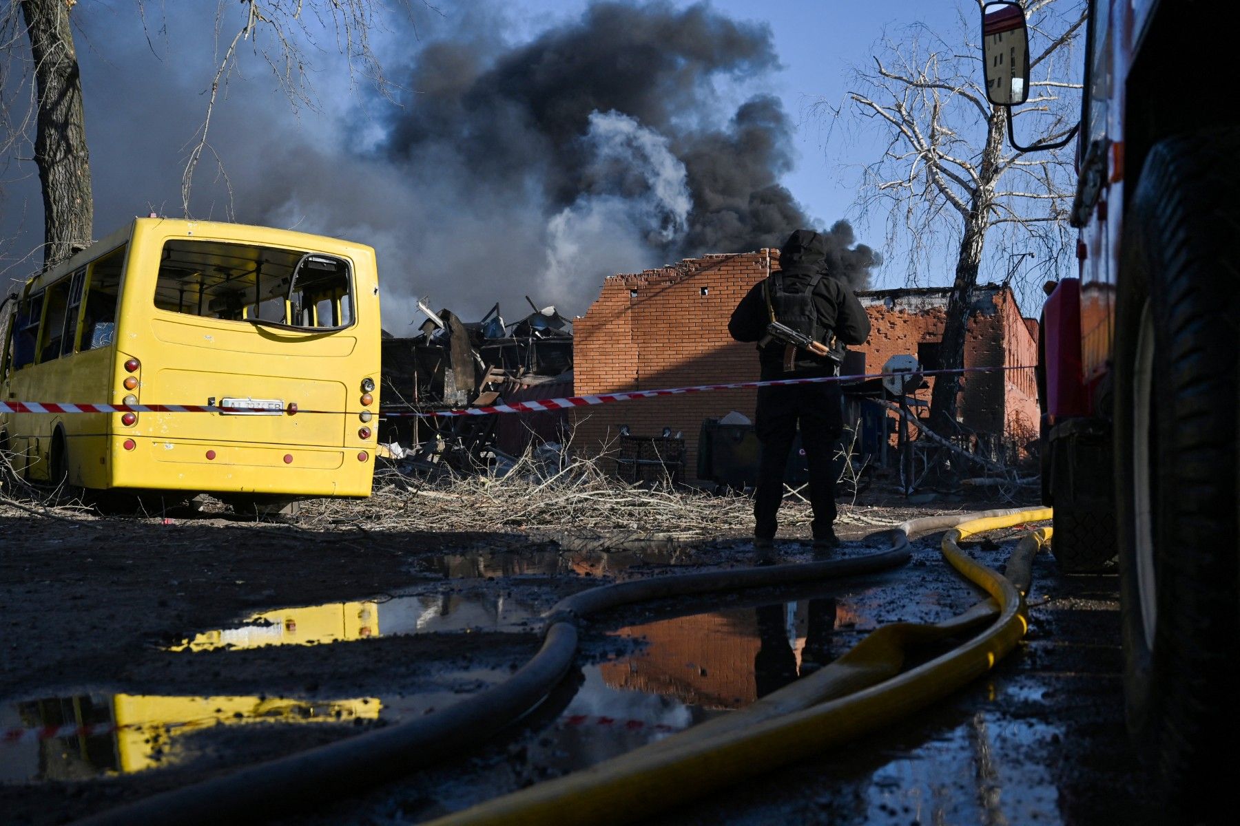 Russia: Drone strikes bus carrying children's soccer team from Belarus
