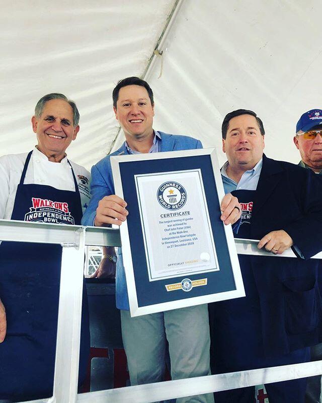 Chef John Folse Hits Guinness Record for Making 6,800Pound Gumbo Al