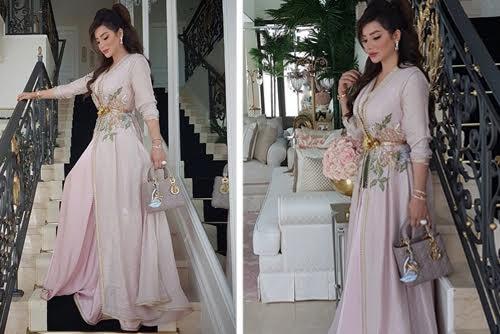 قفطان لجين عمران غاية في السحر.. تأنقي بإطلالة مماثلة في ...