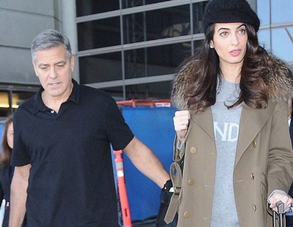 Party of three! Amal Clooney celebrates her 39th birthday with