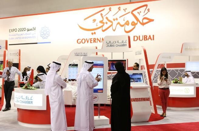 غرفة دبي تستعرض خدماتها الإلكترونية في معرض جايتكس 2013 البوابة