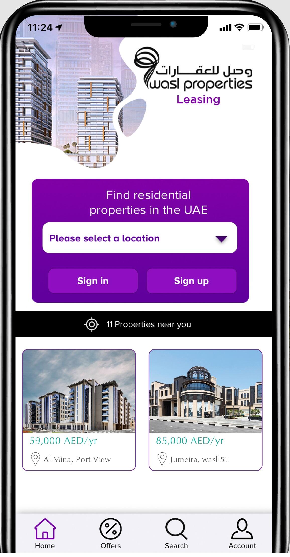 Wasl Properties Launches New App Enabling Customers to Find and