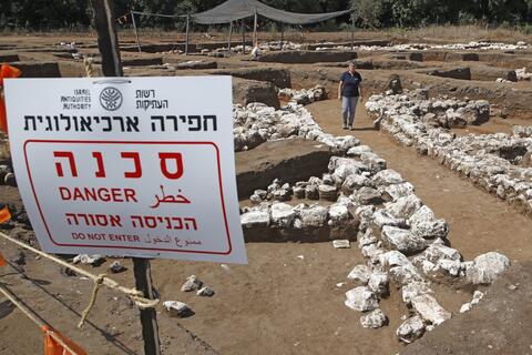 A 1,500-Year-Old Greek Inscription Reading 'Christ, Born of Mary' Unearthed in The Holy Lands