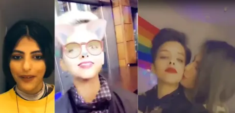 Two Saudi Lesbian Women Declare Their Love Publicly and Celebrate Valentine's on TV