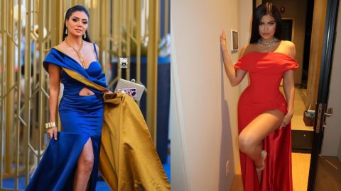 Rania Youssef Copies Kylie Jenner's Emerald Look ... Who Wore It Better?