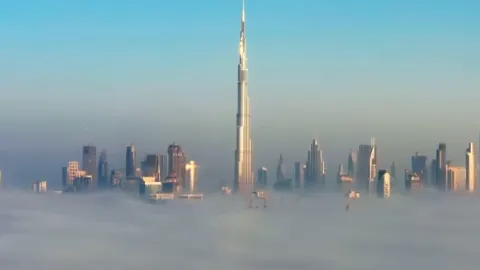 'Stunning': Crown Prince Hamdan Captures Foggy Dubai From The Skies 