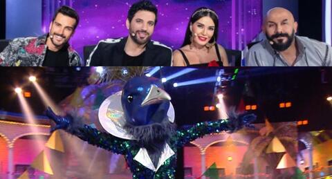 شخصية الطاووس تغادر برنامج انت مين.. وفنانة سورية خلف القناع!