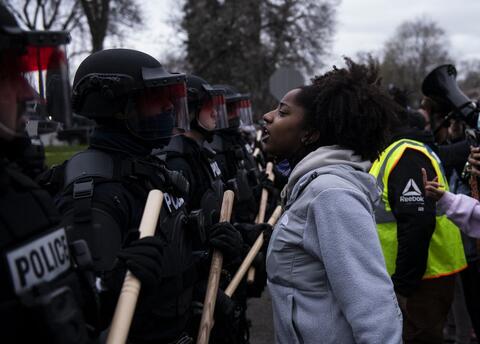 Outrage in Minneapolis After a Cop Kills Black Man Near George Floyd's Death Spot