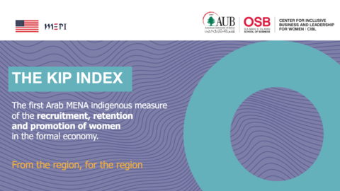 The Arab Women KIP Index: Study Examines Gender Inclusiveness in 11 Arab Countries