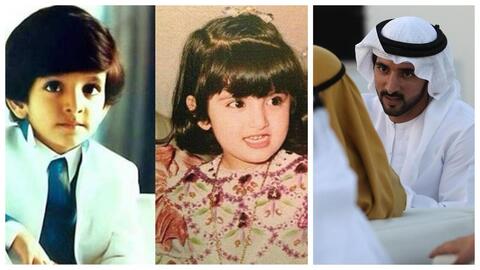 راشد وشيخة.. ولي عهد دبي الشيخ حمدان يرزق بتوأم صبي وفتاة