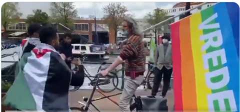 Pride or Peace Flag? Man Kicked out of Pro-Palestinian Rally in Netherlands