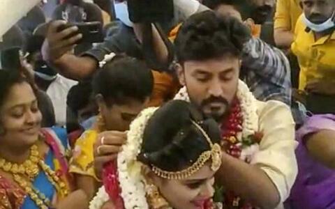 Wedding Still on! Indian Couple Marry in Hazmat Suits as Bride Tests Covid-Positive