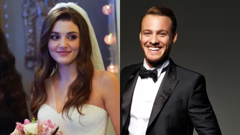 Hande Erçel Publicly Responds to Kerem Bürsin's Phrase 'I'm Lucky to Be With Her'