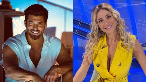 Couple Goals! Can Yaman and Diletta Leotta Watch Turkey Vs. Italy Match Live in the Stadium.. Video
