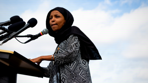 Anger at Ilhan Omar's Tweet Equating Hamas, Israel, the Taliban, and the US