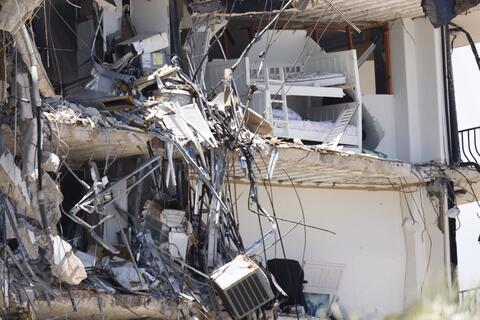 Death Toll in Doomed Miami Building Rises to 24; Search Painfully Slow