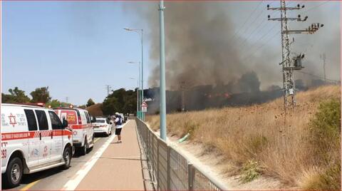 فيديو: هجوم صاروخي على اسرائيل من لبنان والاحتلال يرد بالقصف المدفعي