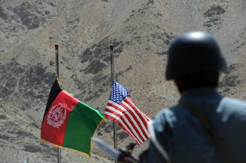 Taliban Fighters Mock US Iconic Iwo Jima Flag-raising Photo