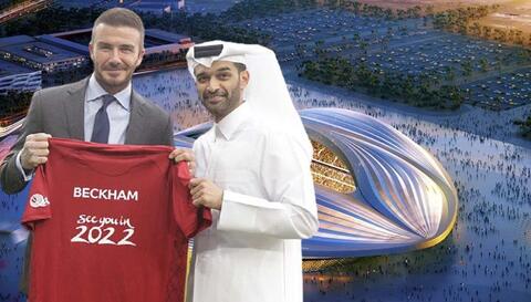 قطر تمنح ديفيد بيكهام 206 مليون دولار ليكون سفيرها في بطولة كأس العالم 2022