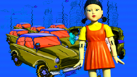 Giant ‘Squid Game’ Doll Stirs Debate in Philippines