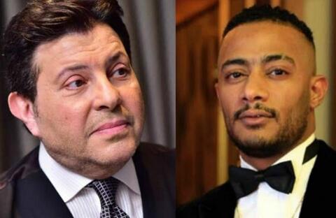 محمد رمضان يشرب الشيشة خلال مقابلة تلفزيونية! (فيديو)
