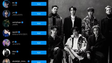 أعضاء فرقة BTS ينشؤون حسابات جديدة على